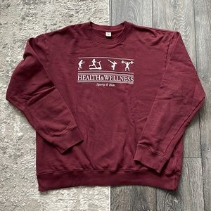 Sporty and Rich Maroon Sweatshirt